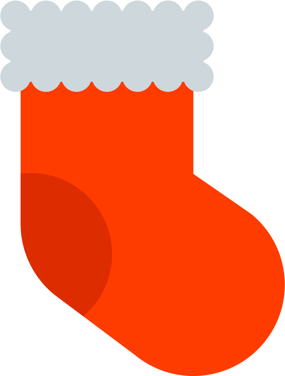 Donate Holiday Supplies - Sock (1600x1600), Png Download