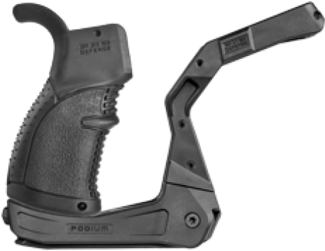 Bi Pod For The Ar15 Platform - Fab Defense Podium Ar15 (640x480), Png Download