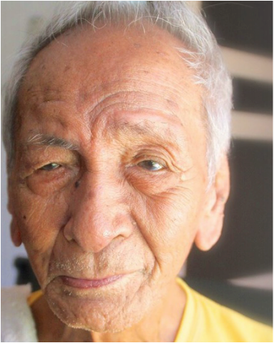 The Old Man In The Photo Is Not The Character I Am - Senior Citizen (384x481), Png Download