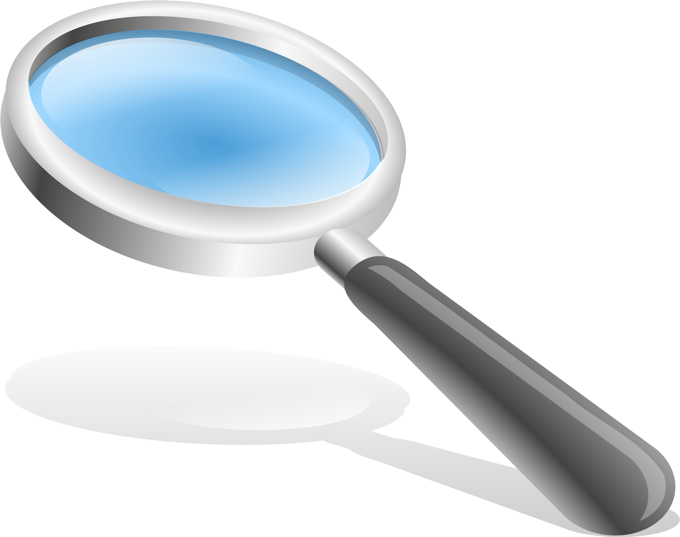 Big Image - Magnifying Glass Clipart (2400x2400), Png Download