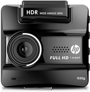Hp F550g - Hp F550g Full Hd Car Camcorder With Gps And G-sensor (420x420), Png Download