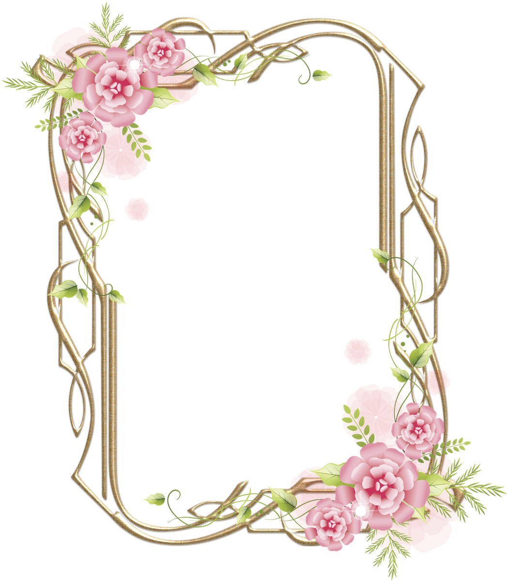 Download Molduras Flores Png Moldura De Flores Png Full Size Png Image Pngkit