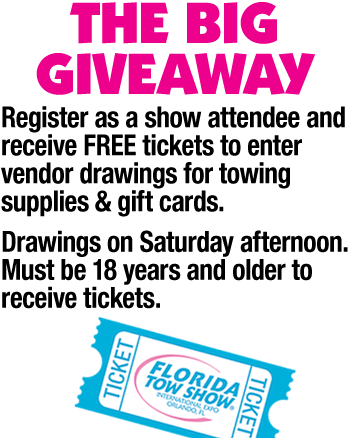 Free Raffle Tickets - Florida Tow Show (380x449), Png Download