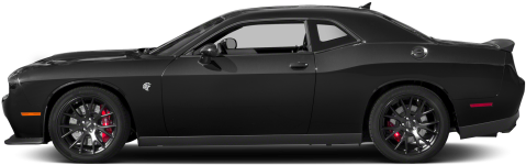 Dodge Challenger Transparent - 2018 Dodge Demon Side View (500x330), Png Download