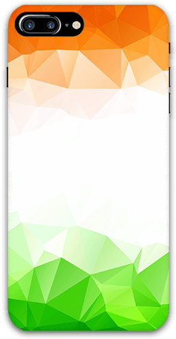 Triangle Geometrical With Indian Tricolor Iphone 8 - Mobile Phone (600x600), Png Download