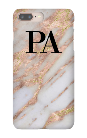 Personalised Aprilia Marble Initials Iphone 8 Plus - Apple Iphone 8 Plus (480x480), Png Download