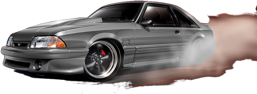 Ford Mustang Fox Body - Fox Body Mustang Art (920x380), Png Download