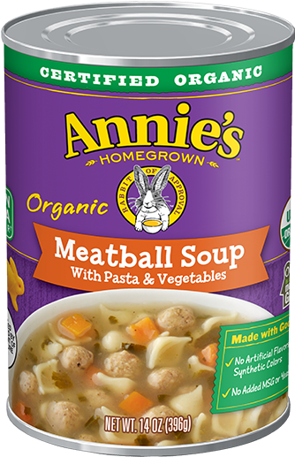 Annie's Chicken Noodle Soup (450x600), Png Download