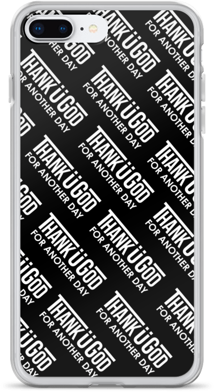Black Slogan Iphone 8/8 Plus Case - Iphone (1000x1000), Png Download