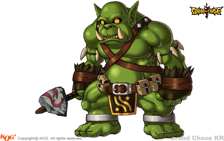 13 Stone Orc - Portable Network Graphics (800x500), Png Download