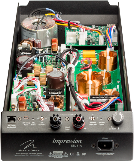 Precision Built Advanced Topology Vojtko Crossover - Martin Logan Impression 11a Electrostatic Loudspeaker (580x580), Png Download