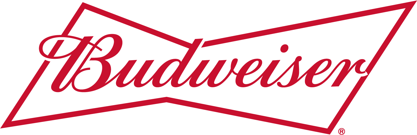 Budweiser Logo Png Clip Art Black And White - Budweiser 470ml Pilsner Beer Glass (1920x1080), Png Download