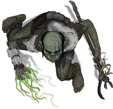 Toggle Information - Orc Shaman Token (400x397), Png Download