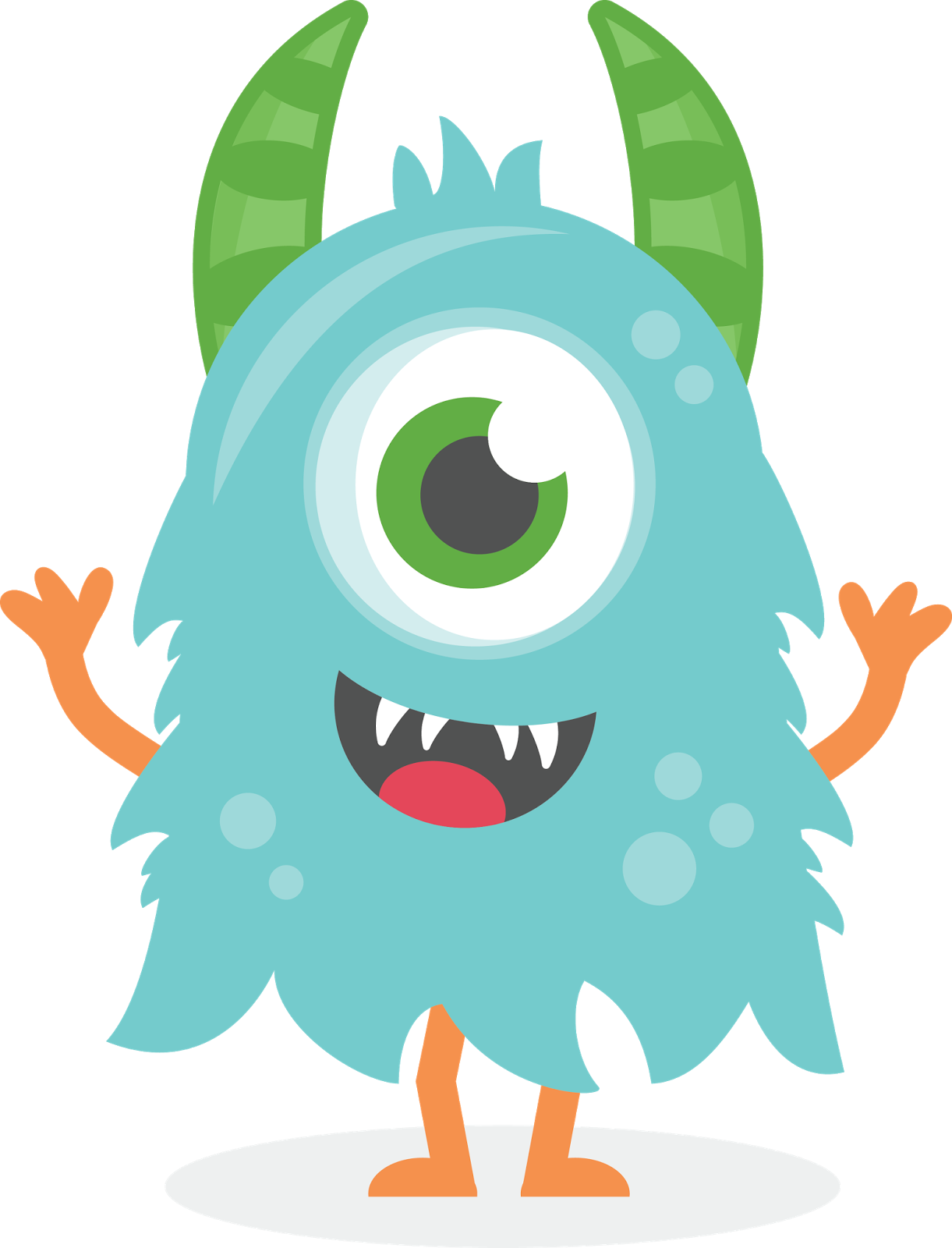 Clip Art Images - Cute Monster Clipart (1221x1600), Png Download
