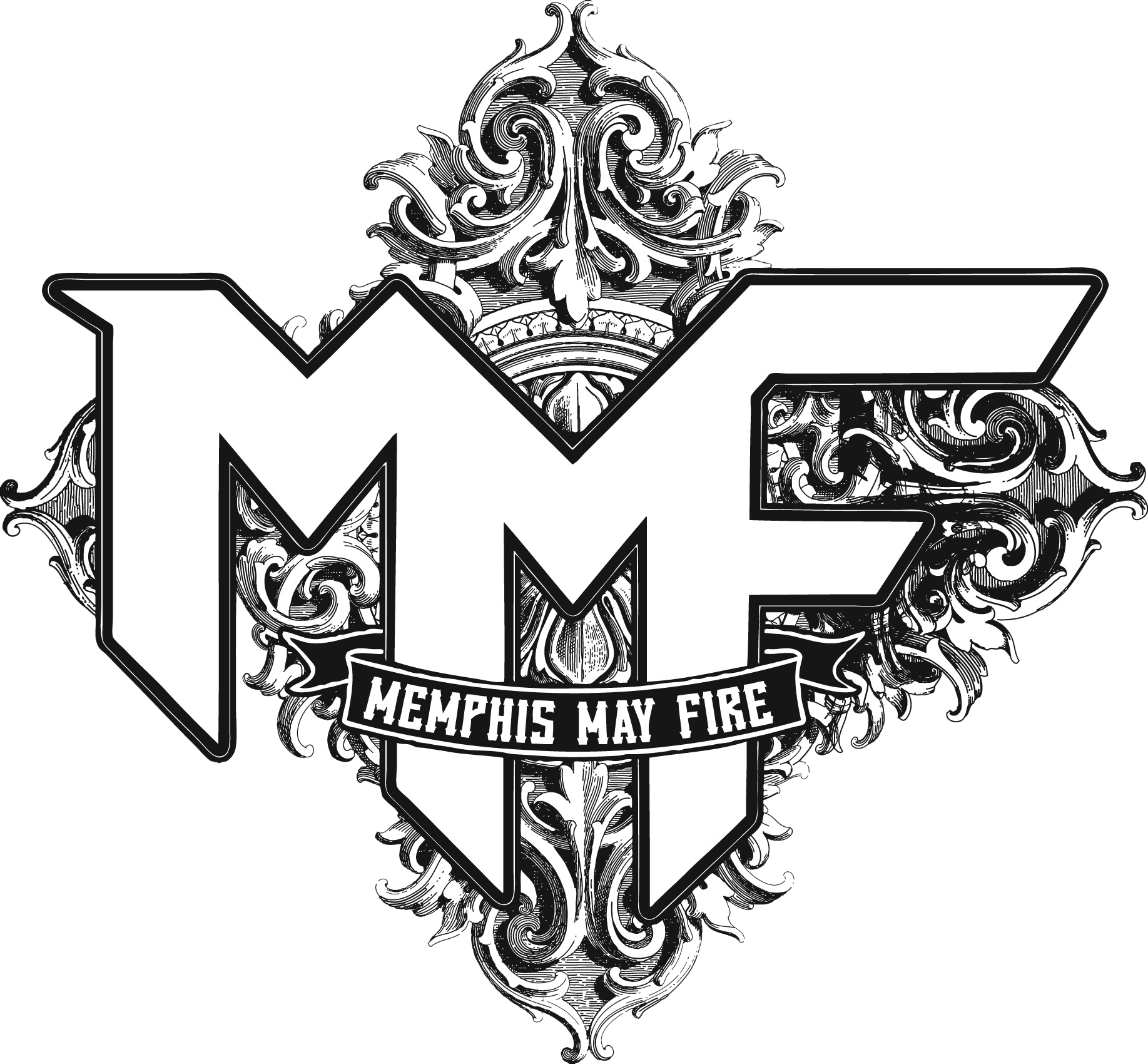 Memphis May Fire - Memphis May Fire Band Logo (1835x1700), Png Download