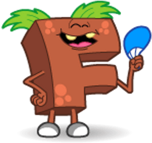 Abc Monster F - Fuck (400x400), Png Download