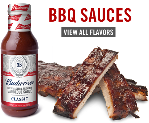 Budweiser Barbecue Sauce (500x407), Png Download