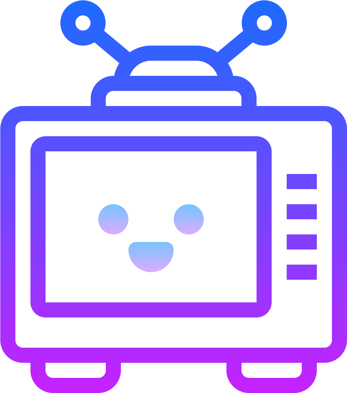 Retro Tv Icon - Icon (1600x1600), Png Download