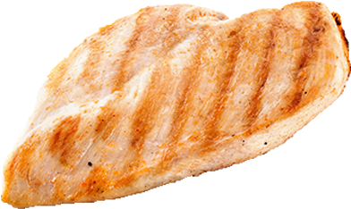 Chicken Breast Png - Grilled Chicken Breast Transparent (400x359), Png Download