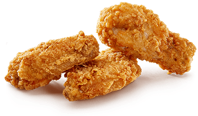 Fried Chicken Fast Food - Fried Chicken Wings Png (400x400), Png Download