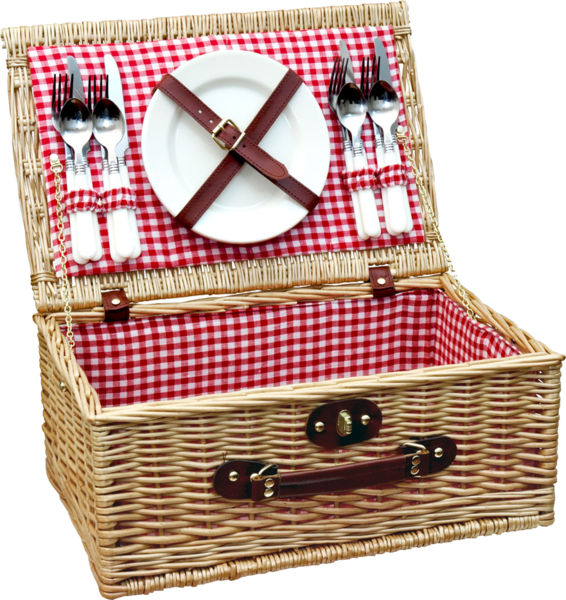 Share This Image - Picnic Basket (566x600), Png Download