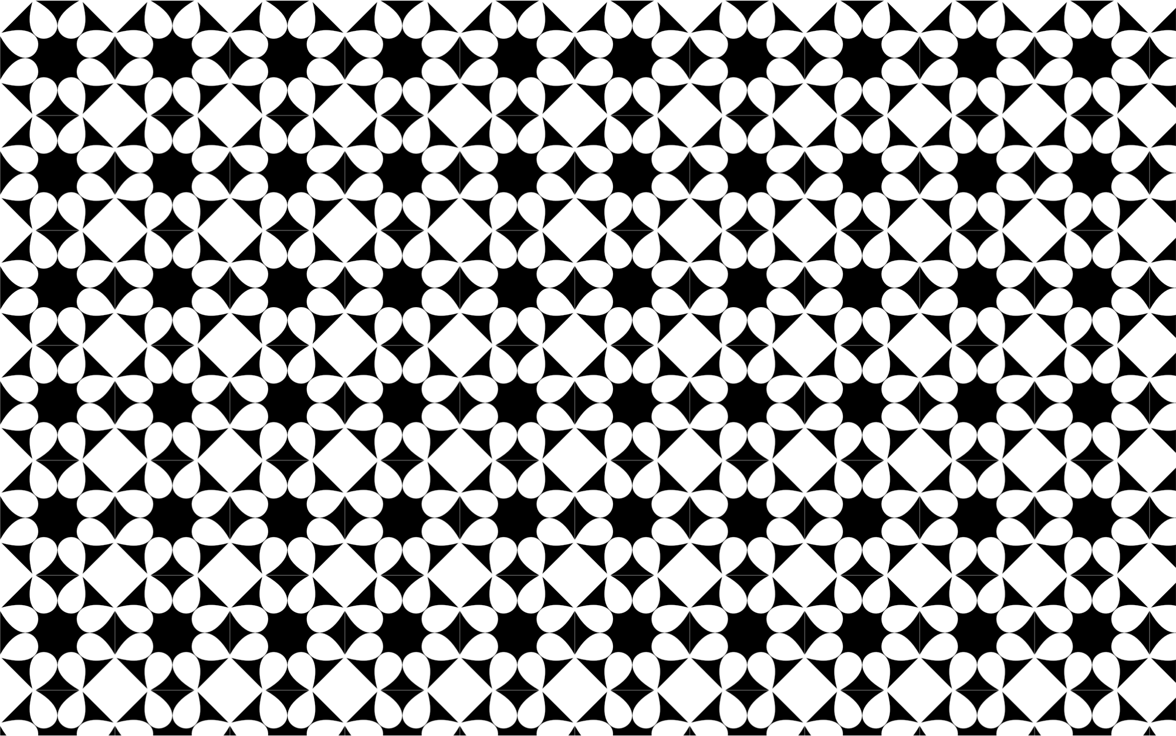 This Free Icons Png Design Of Seamless Monochrome Floral (2400x1502), Png Download