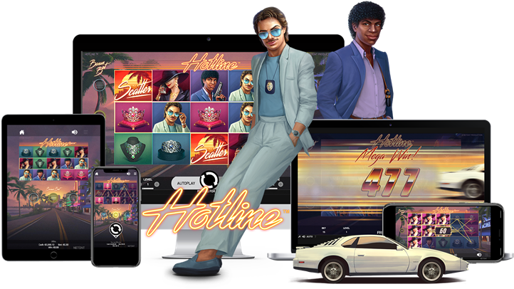 Inspired By The Surging Popularity Of Retro Themed - Hotline ™ Slot Png (800x448), Png Download