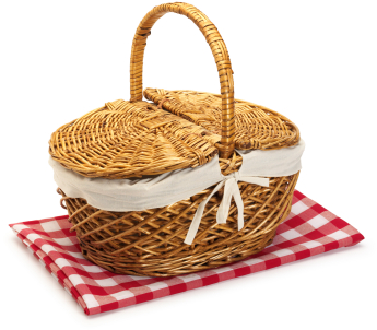 Bring Snacks, Drinks, A Picnic, Or Whatever Suits Your - Old Fashioned Picnic Basket (375x320), Png Download