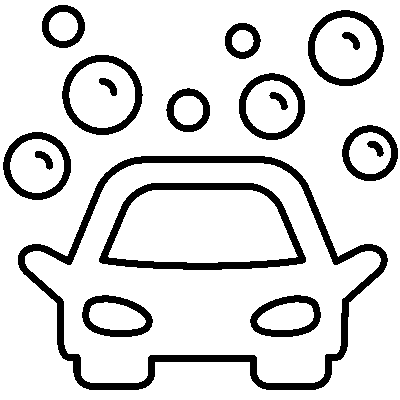 Free Car Washes For Life - Car (400x400), Png Download