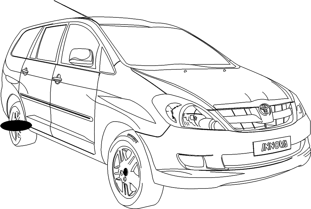 Cars Drawing Future - City Car (1000x1000), Png Download
