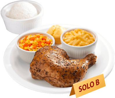 Solo B Roasted Chicken - Texas Toast (400x400), Png Download