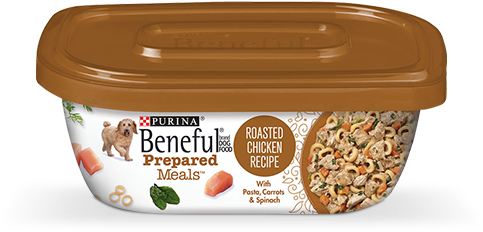 Prepared Meals Roasted Chicken Recipe Dog Food - Purina Beneful Prepared Meals Beef Stew Dog Food (600x600), Png Download