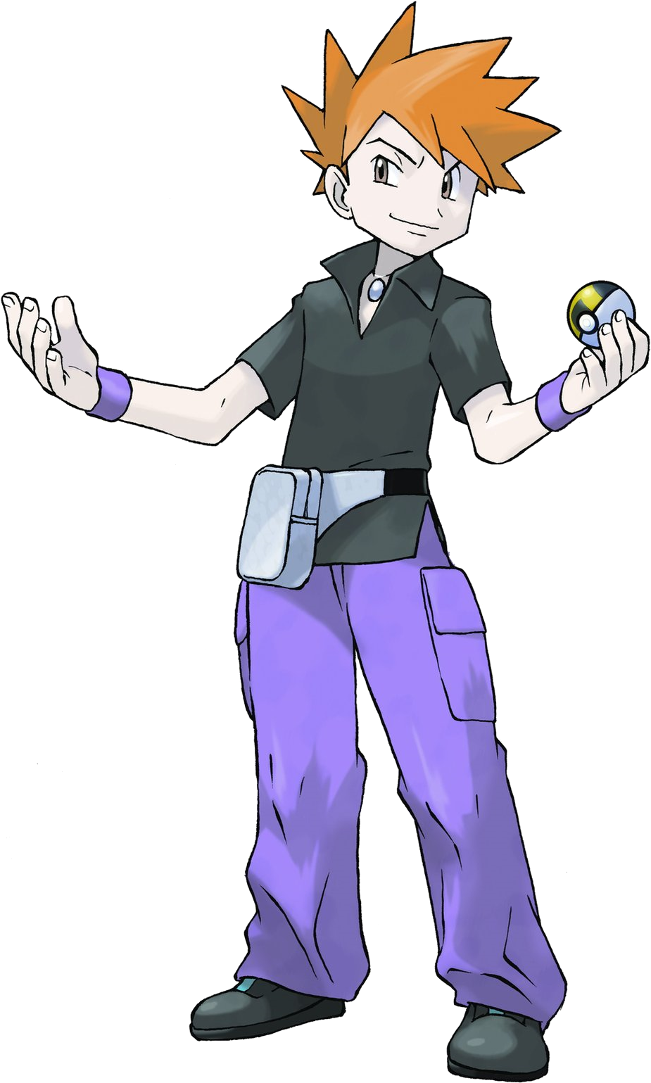 Gary Oak - Blue Pokemon (927x1548), Png Download