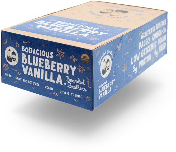 Bodacious Blueberry Vanilla Energy Bar - Energy (800x654), Png Download