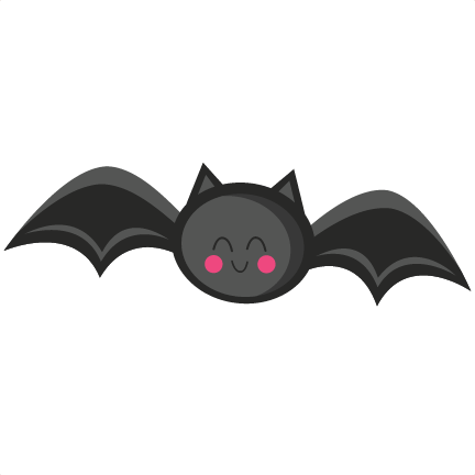 Bat Clipart Png - Cute Halloween Bat Clipart (432x432), Png Download