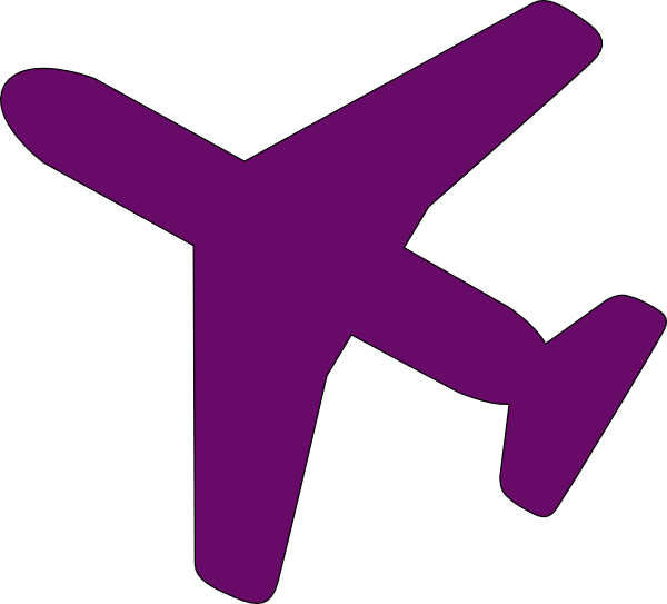 Clip Art At Clker Com Vector Online - Cartoon Airplane From Above (600x543), Png Download