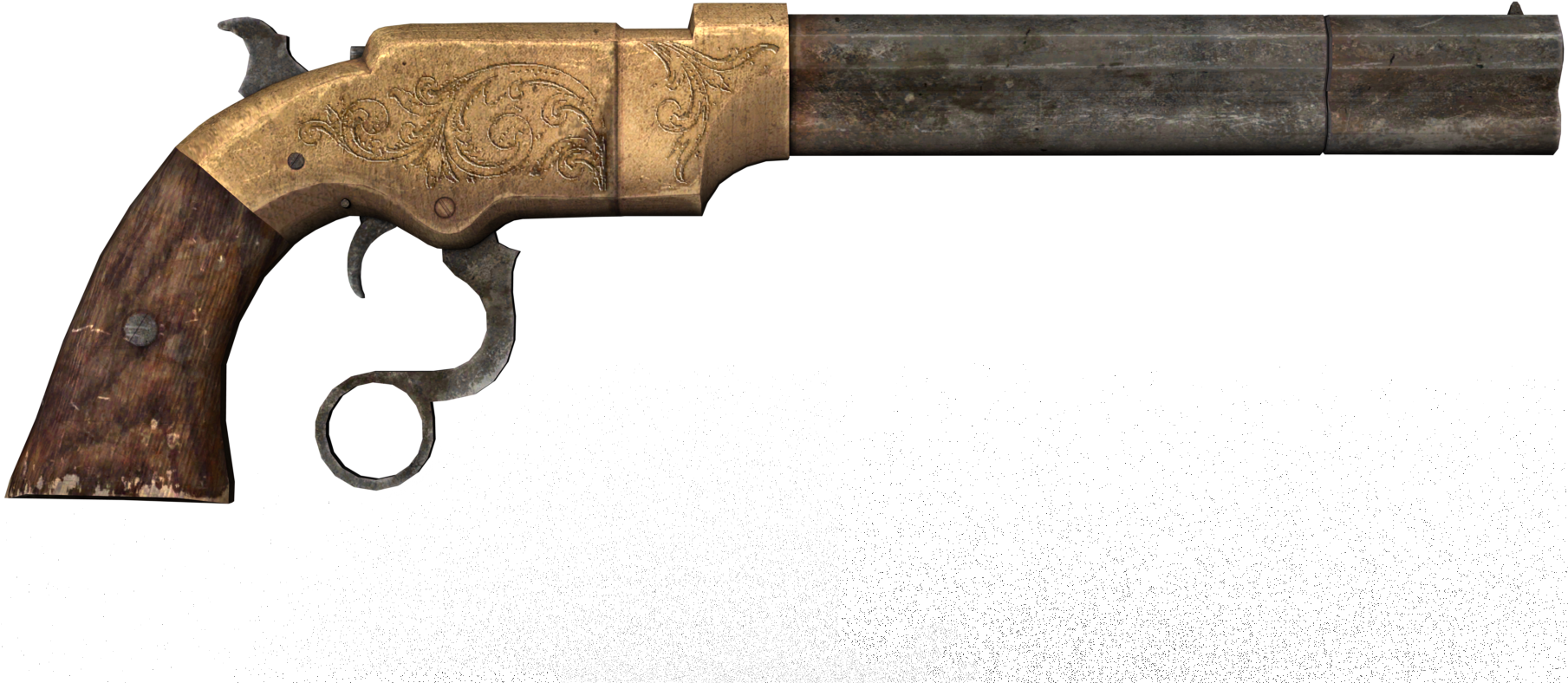 Volcanic Pistol - Fistful Of Frags Png (1808x1018), Png Download