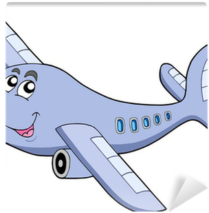 Cartoon Airplane (400x400), Png Download