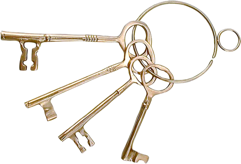 Key Clipart Jail - Keys Png (900x636), Png Download