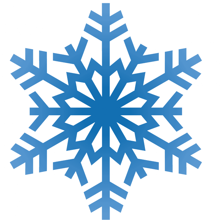 Snowflake Clipart Winter Season - Snowflake Transparent Background (750x750), Png Download