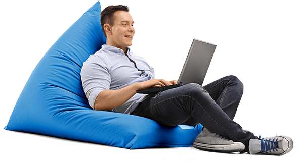 Googlelaptopman - Laptop (591x323), Png Download