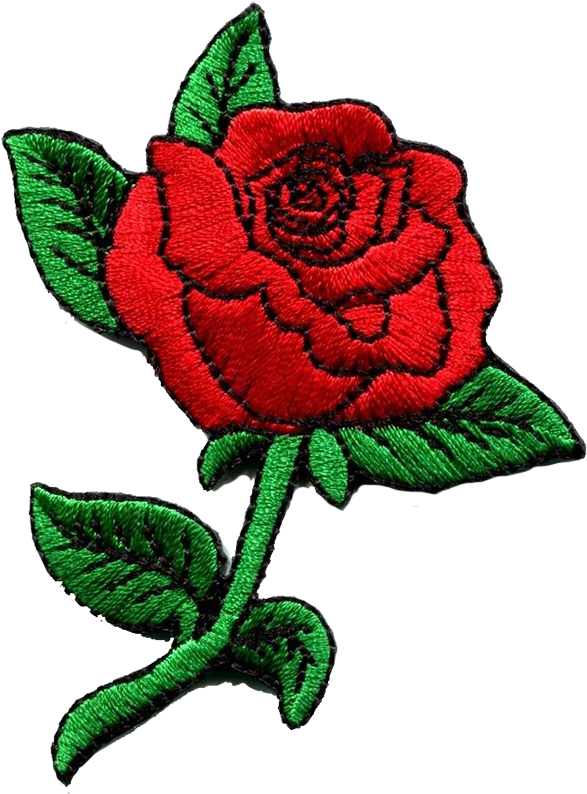Png Image Information - Rose Patch Design (800x800), Png Download