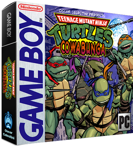 Tmnt Cowabunga Is A Free Fan Game Created By Me, I - Game Boy (671x511), Png Download
