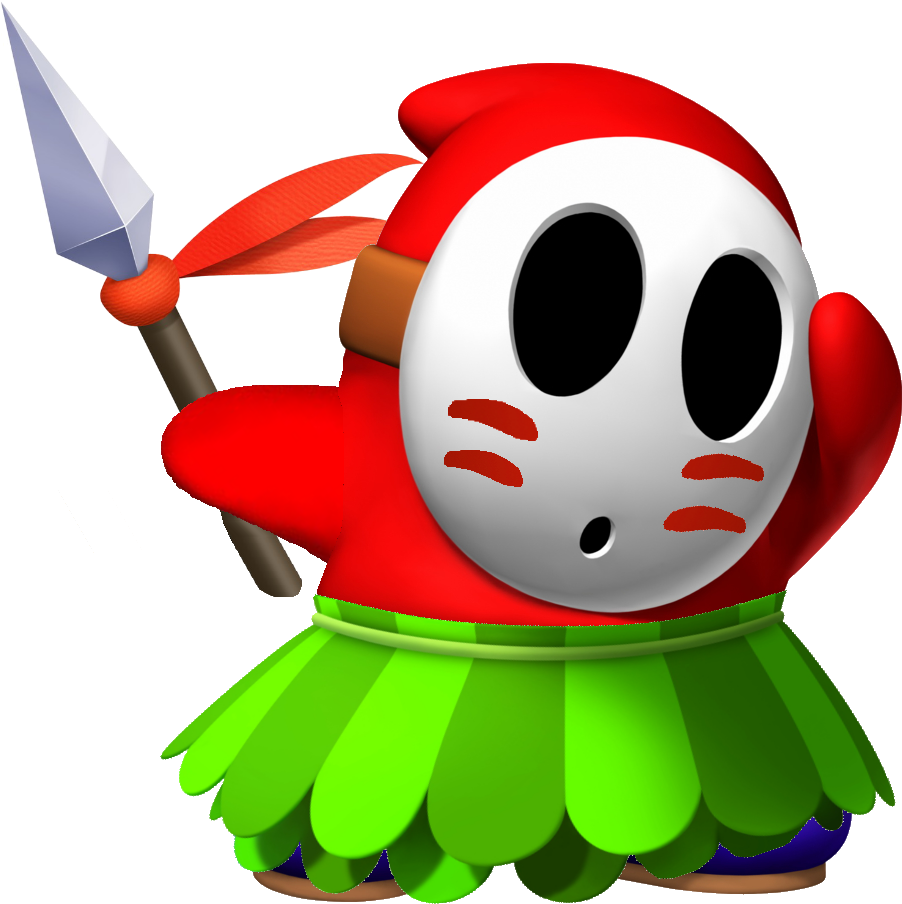 Shy Guy Wikipedia - Shy Guy Mario (926x934), Png Download