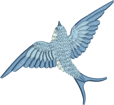 Blue Birds Tattoo Design (445x409), Png Download