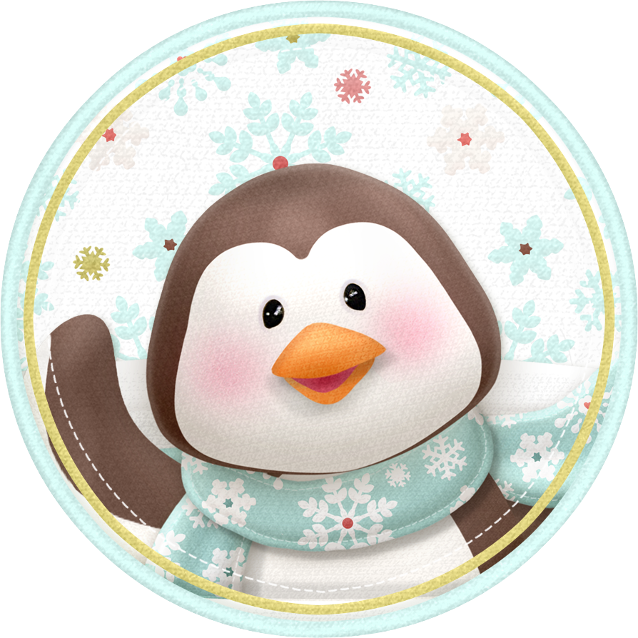 Christmas Ornament - Pinguino Navidad Tierno (894x894), Png Download