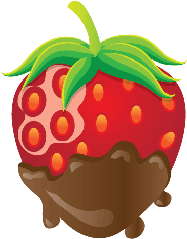 Jpg Freeuse Library Chocolate Strawberry By Gniyuhs - Strawberry Chocolate Images Png (500x500), Png Download