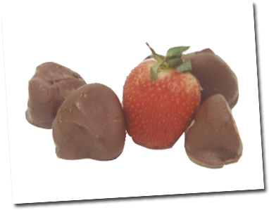 Hand-dipped Chocolate Covered Strawberries - Strawberry (400x322), Png Download