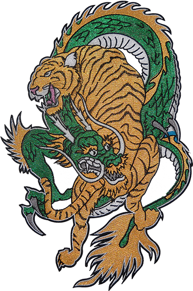 Dragon Tiger Martial Art Patches - Illustration (600x600), Png Download