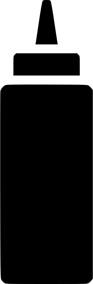 Ketchup Mustard Bottle - Parallel (322x980), Png Download
